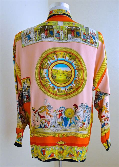 versace vintage shirt roma|vintage Versace jacket.